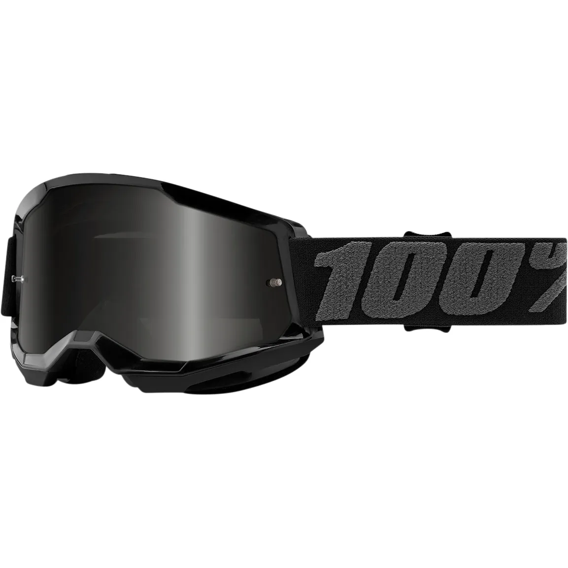 100% Strata 2 Sand Goggles - Black - Smoke 50422-102-01