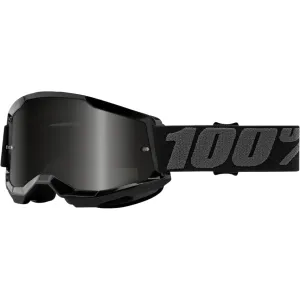 100% Strata 2 Sand Goggles - Black - Smoke 50422-102-01