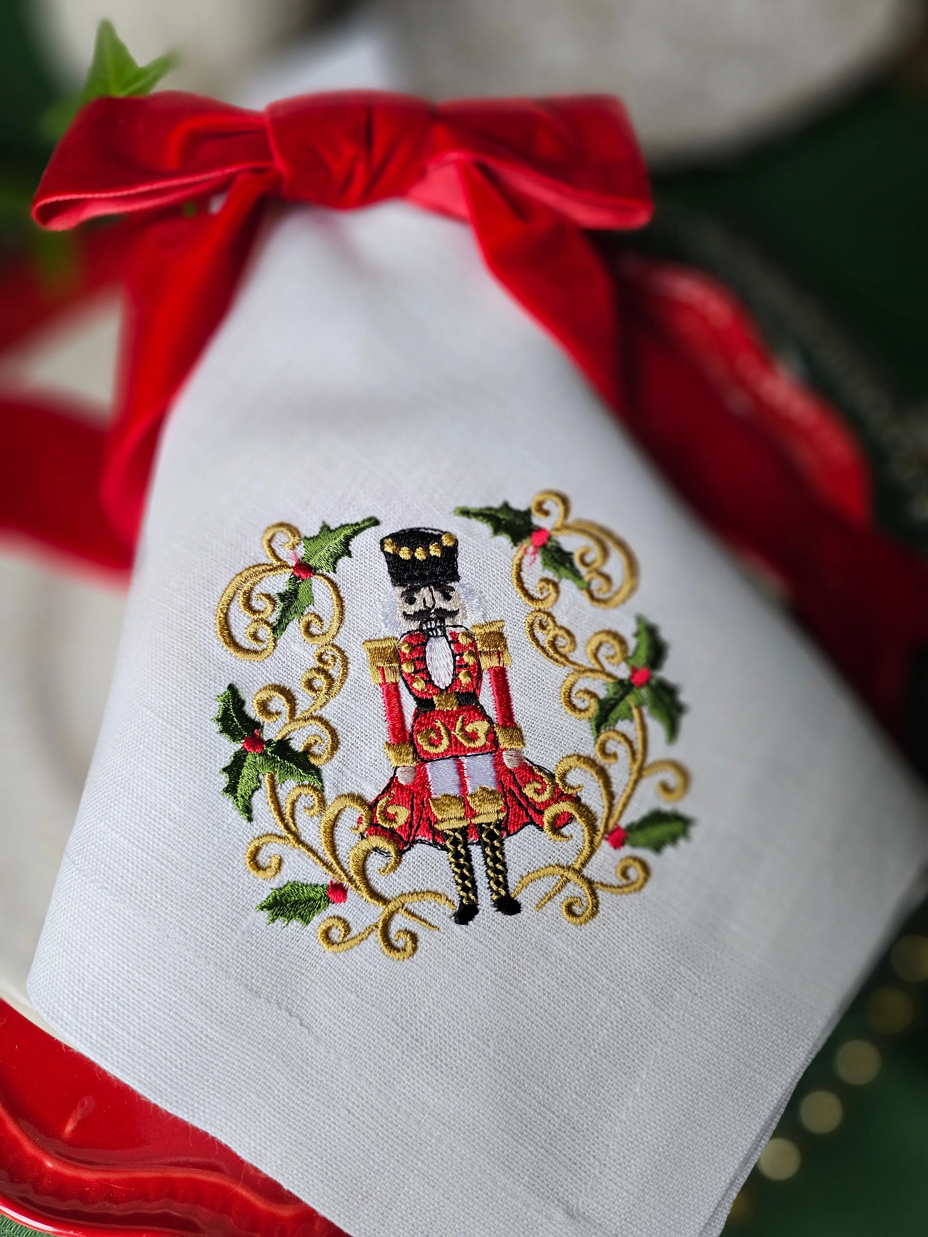 #110 | The Christmas Nutcracker | Linen napkins