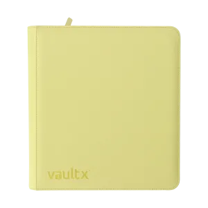12-Pocket Exo-Tec® Zip Binder Pastel Yellow