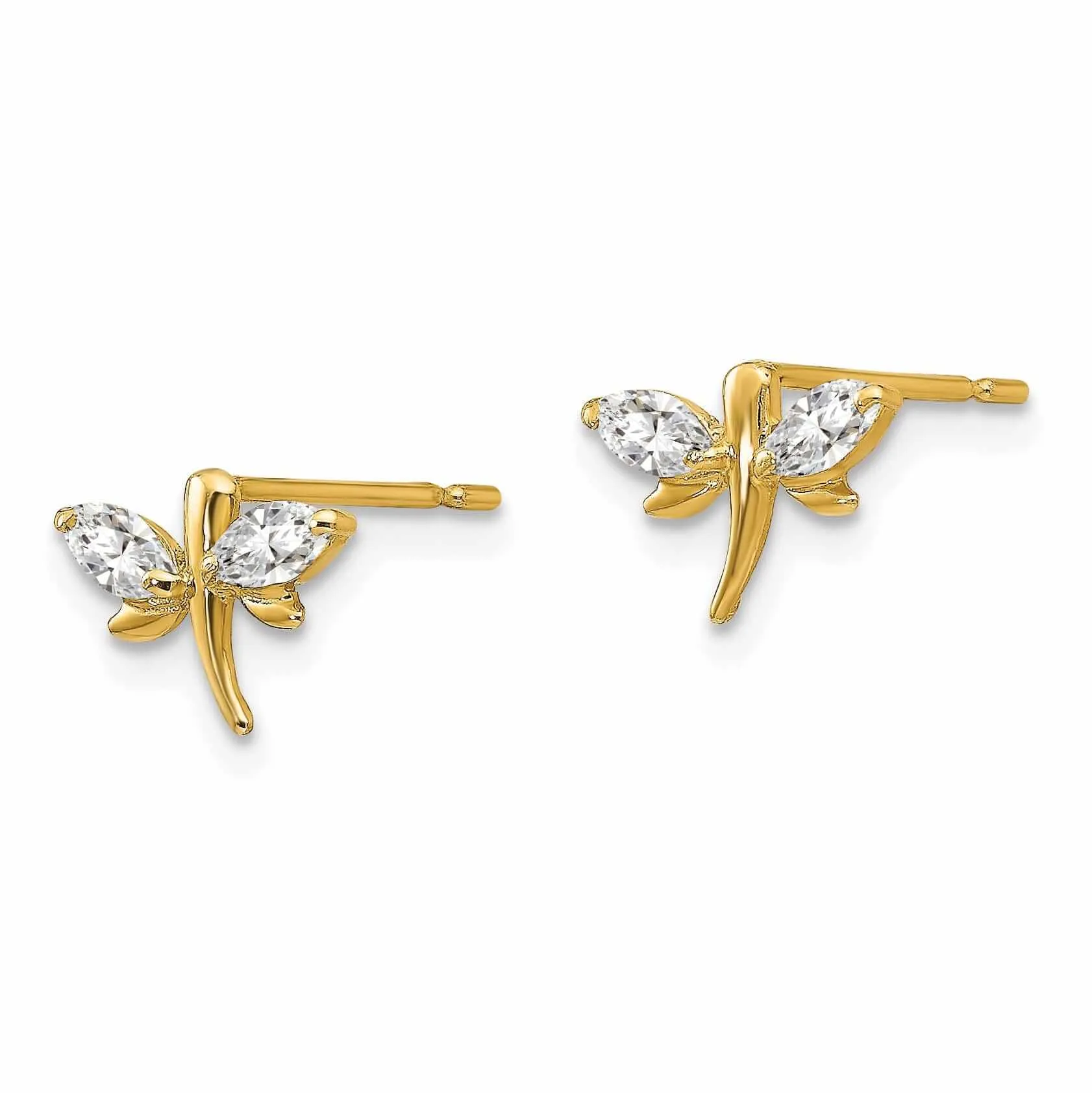 14k Madi K Dragonfly Post Earrings