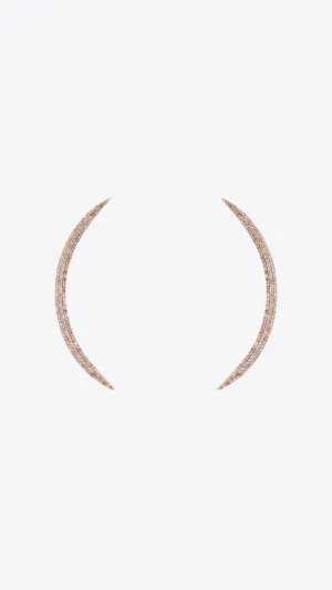 14k Rose Gold Dagger Earrings