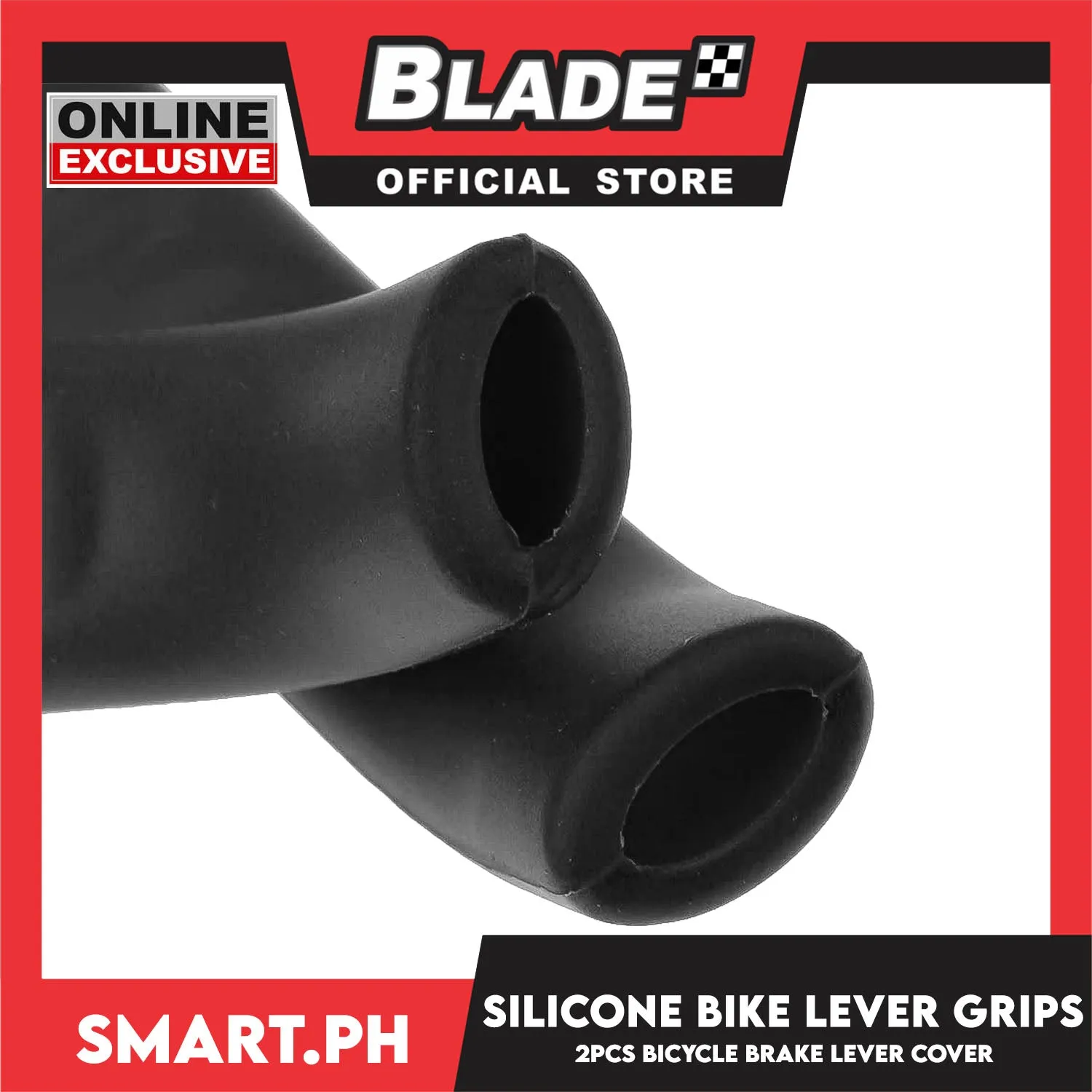 2pcs Silicone Bicycle Brake Lever Grips Protective Cover (Black)
