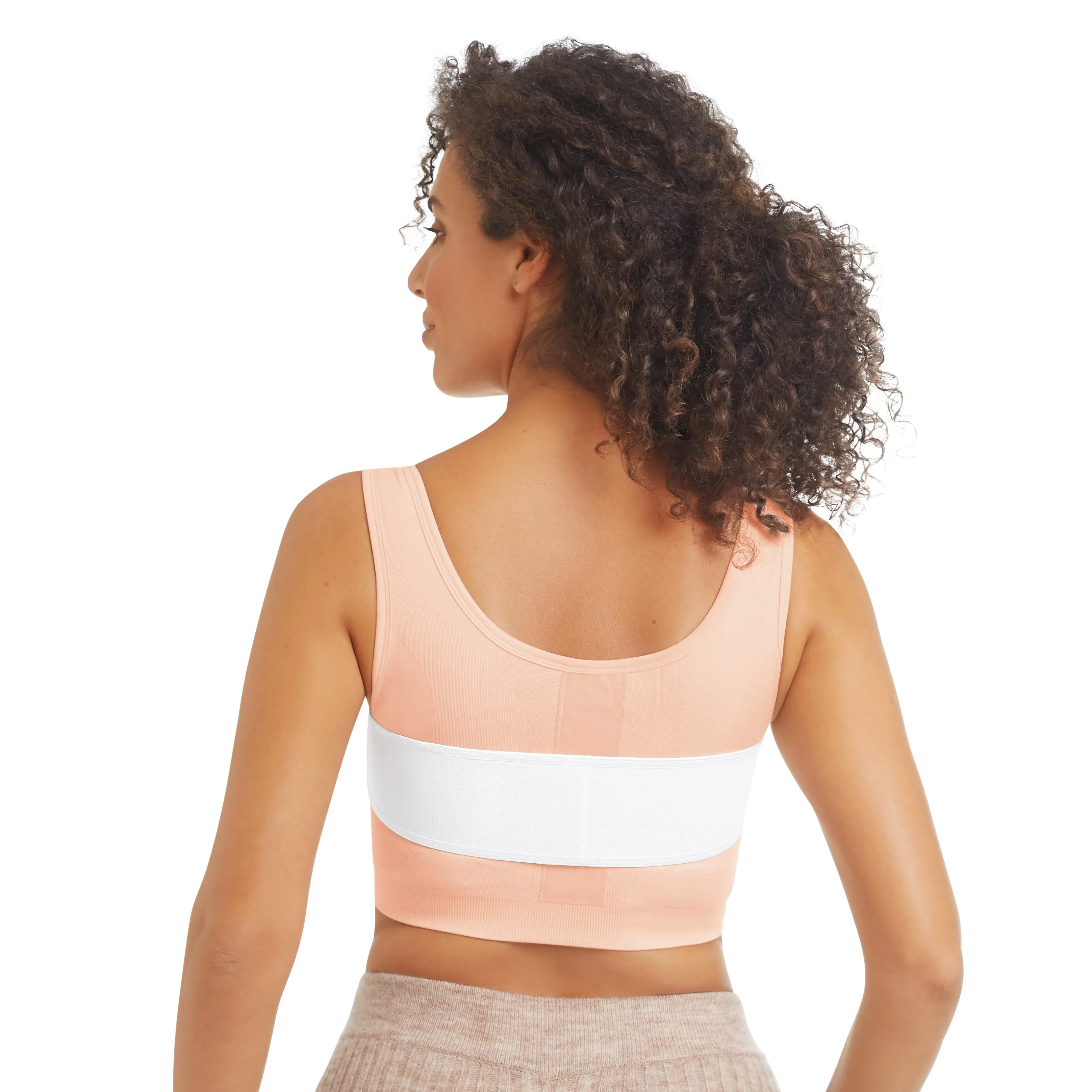 44604 Leyla Seamless Post Surgical Pocketed Mastectomy Bra | Rose Nude