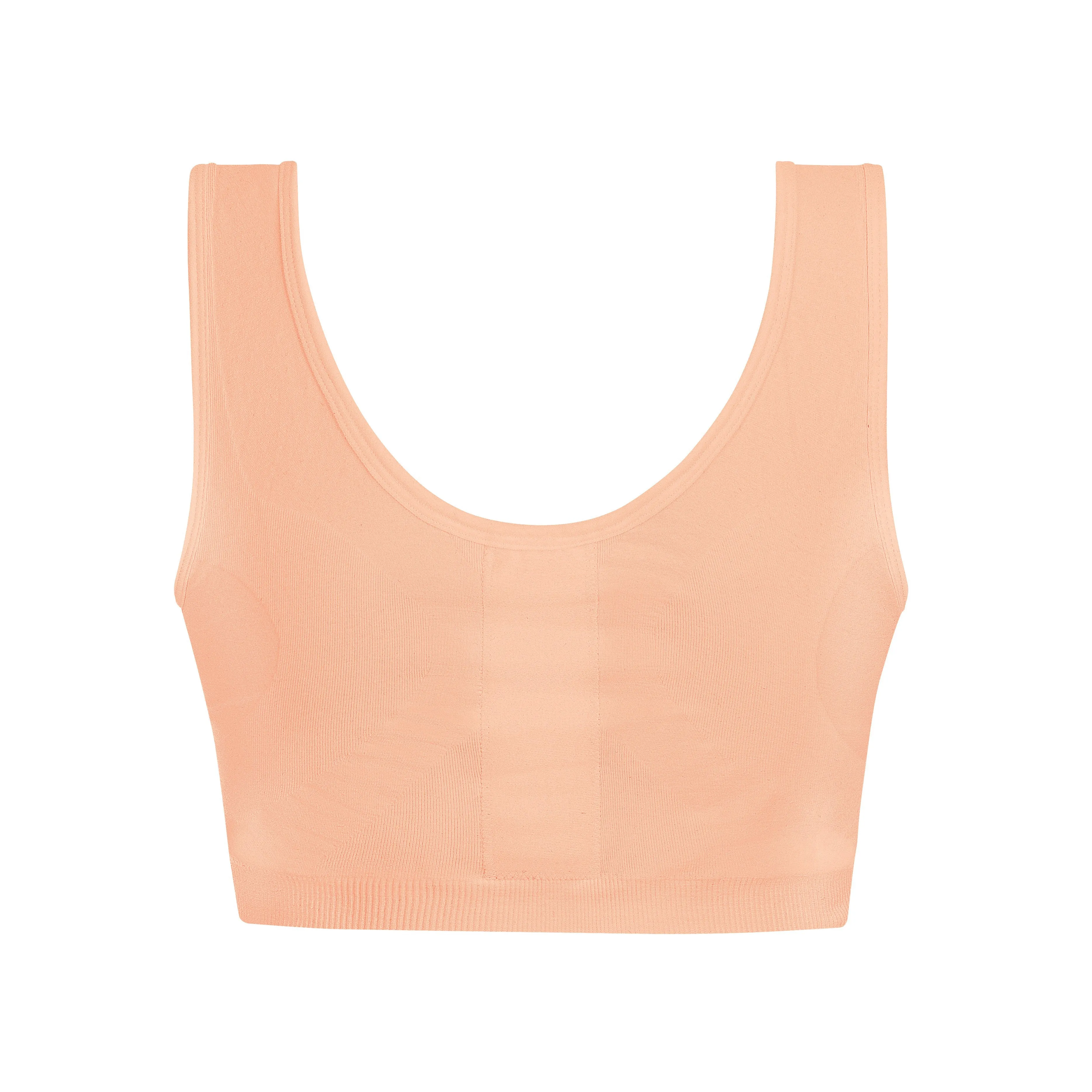 44604 Leyla Seamless Post Surgical Pocketed Mastectomy Bra | Rose Nude