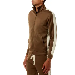501 Track Jacket - Olive/Cream
