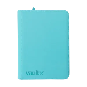 9-Pocket Exo-Tec® Zip Binder Pastel Blue