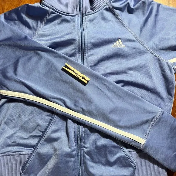 Adidas '06 Full Zip Track Jacket Womens M Y2K 00s Retro Classic Athletic Gym
