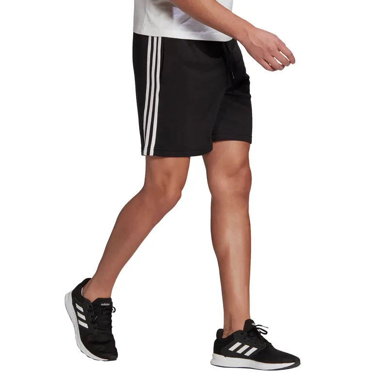 Adidas Mens French Terry 3-Stripes Shorts