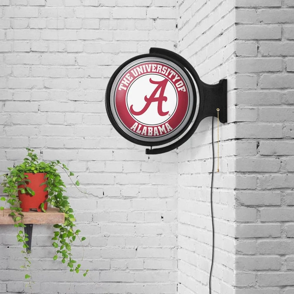 Alabama Crimson Tide: Original Round Rotating Lighted Wall Sign