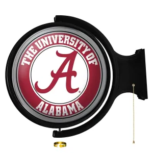 Alabama Crimson Tide: Original Round Rotating Lighted Wall Sign