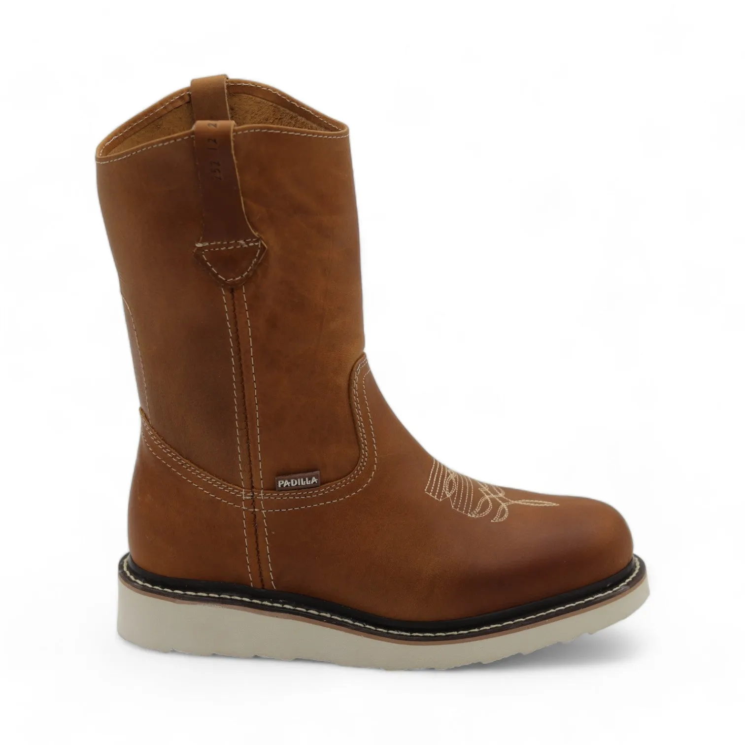 Alfa Men's Camel Leather Boots