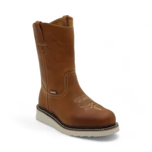Alfa Men's Camel Leather Boots