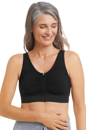 Amoena Emilia Seamless Comfort Bra Black 10/12