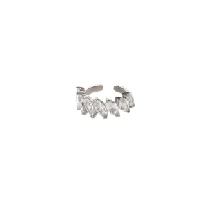 AMY Ear Cuff With White Stones