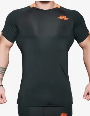 Anax Black Orange Shirt