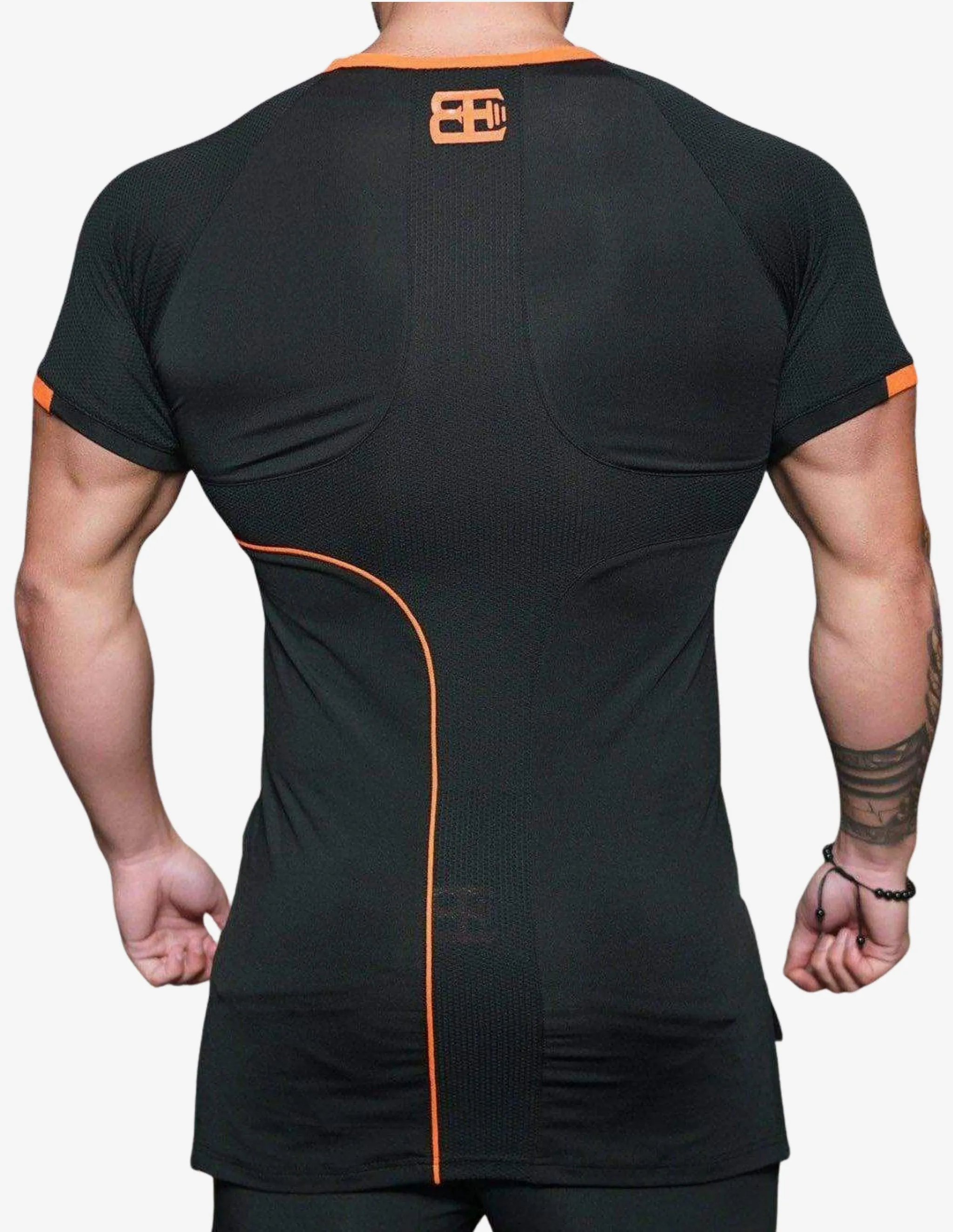 Anax Black Orange Shirt