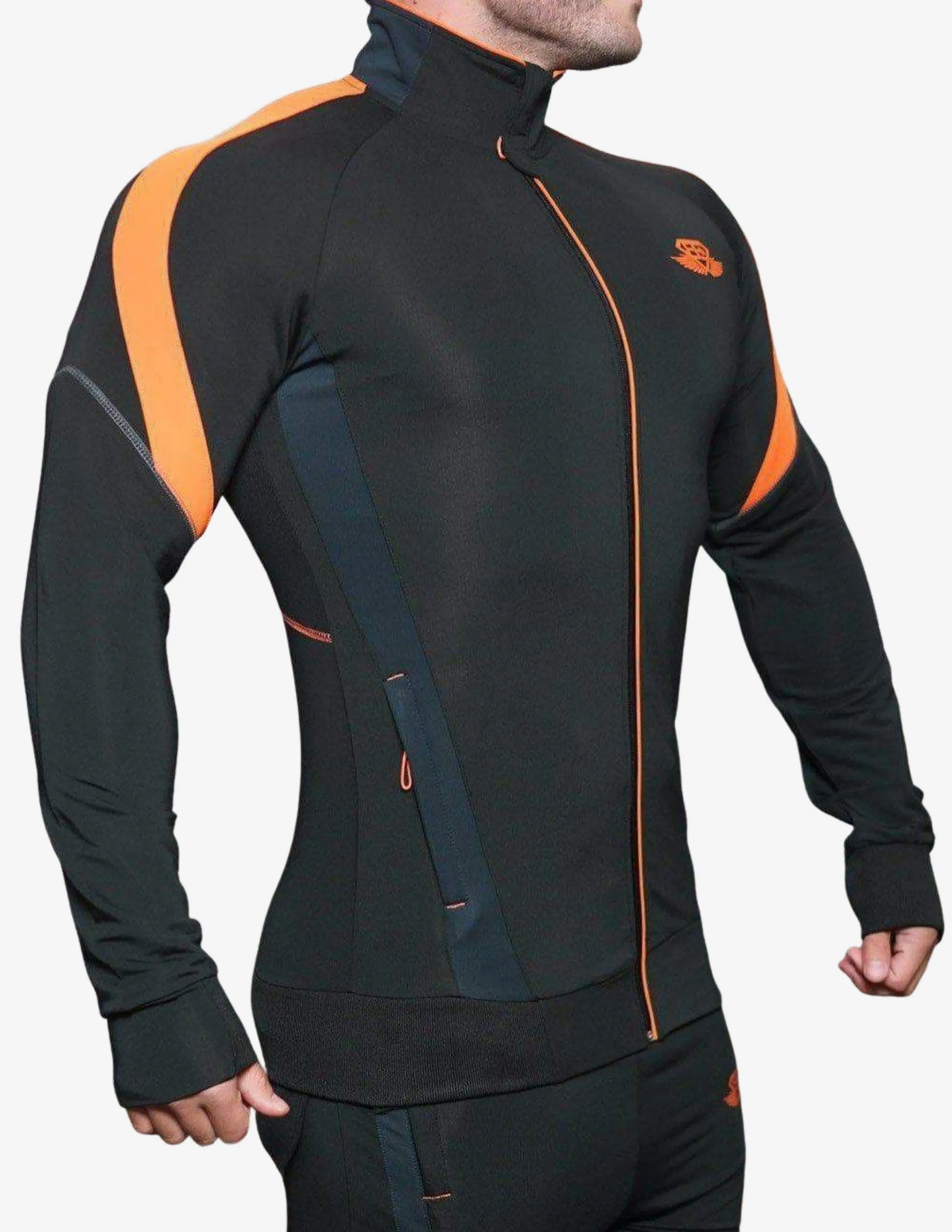 Anax Black Orange Vest