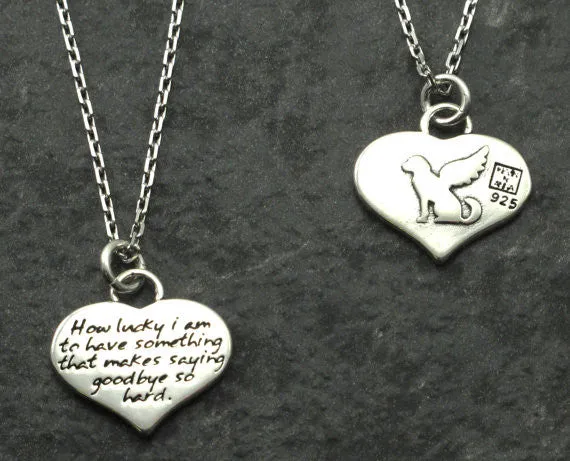 Angel Dog Necklace-W01