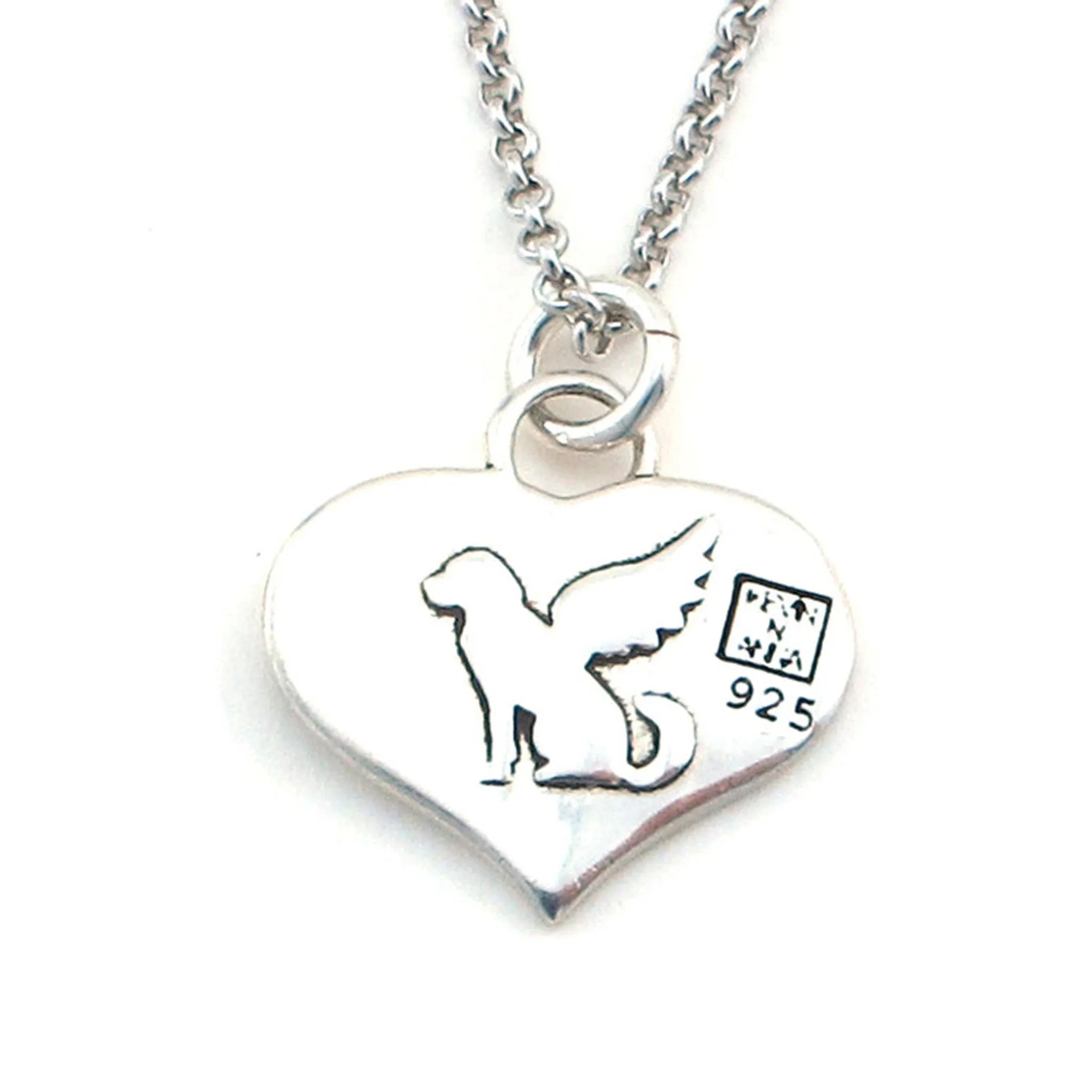 Angel Dog Necklace-W01