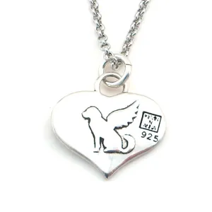 Angel Dog Necklace-W01
