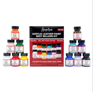 ANGELUS ACRYLIC LEATHER PAINT - BEST SELLERS KIT