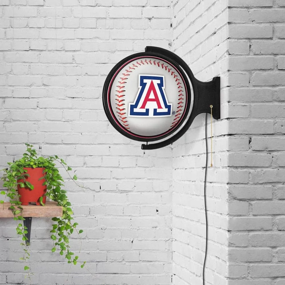 Arizona Wildcats: Baseball - Rotating Lighted Wall Sign