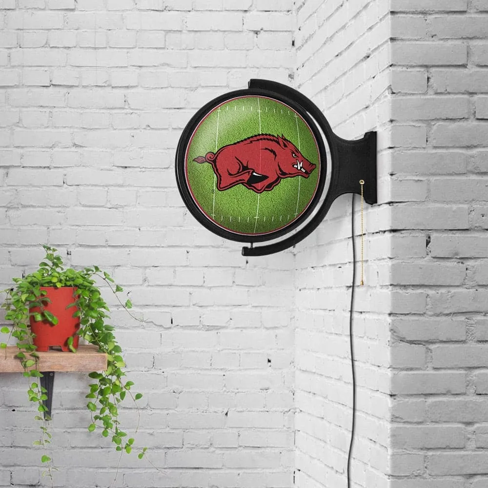 Arkansas Razorbacks: On the 50 - Rotating Lighted Wall Sign