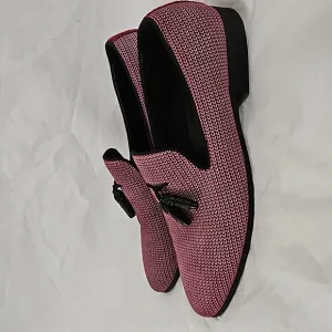 Asher Green Genuine Leather Wine Red Burgundy loafer with Black Tassel Size 10.5