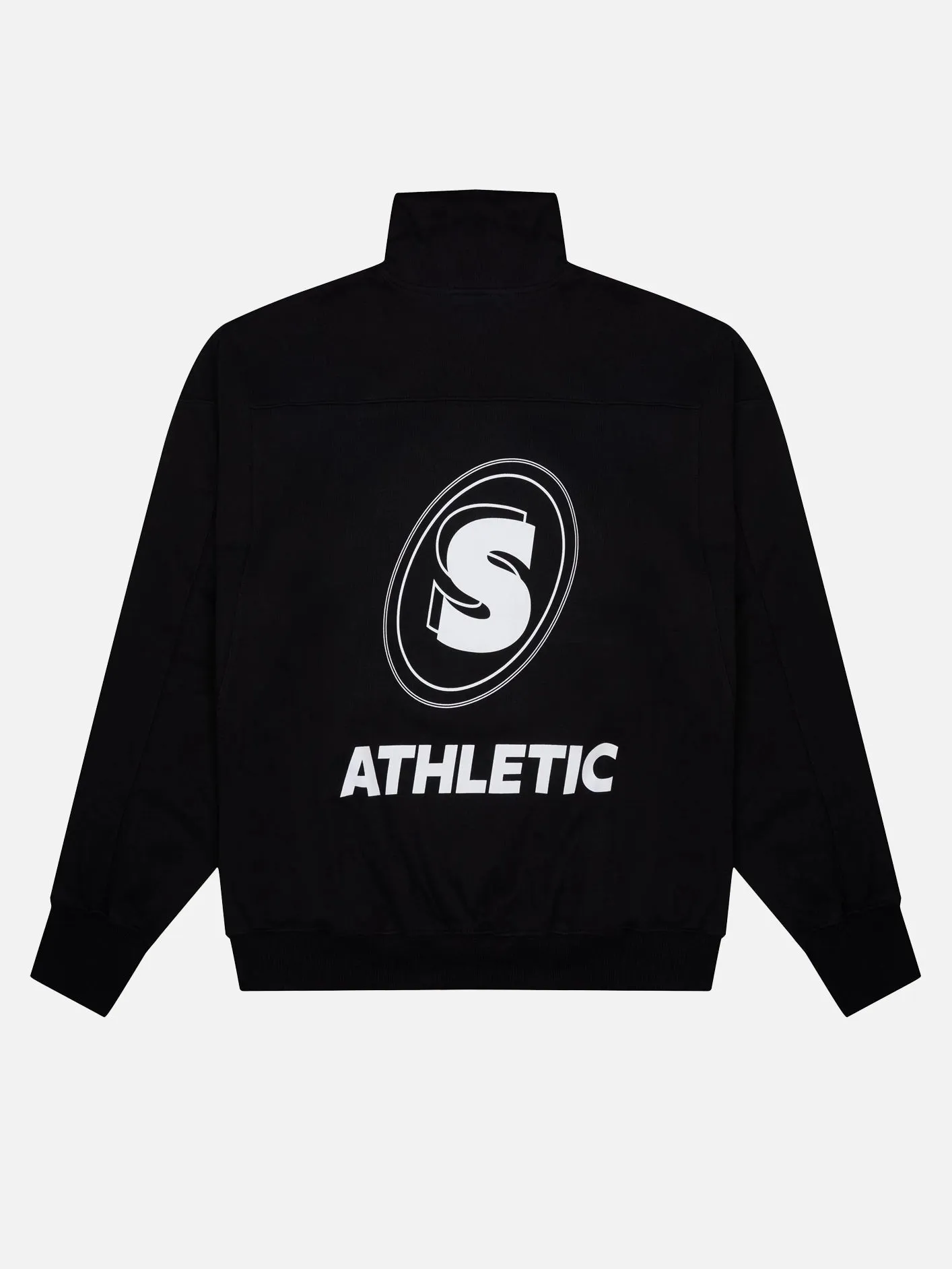 Athletic Half Zip Sweatshirt - Black