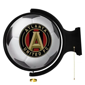 Atlanta United: Soccer Ball - Original Round Rotating Lighted Wall Sign