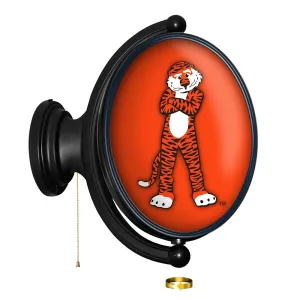 Auburn Tigers: Aubie - Original Oval Rotating Lighted Wall Sign