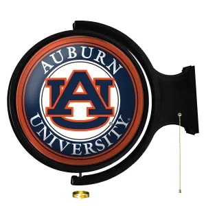 Auburn Tigers: Original Round Rotating Lighted Wall Sign