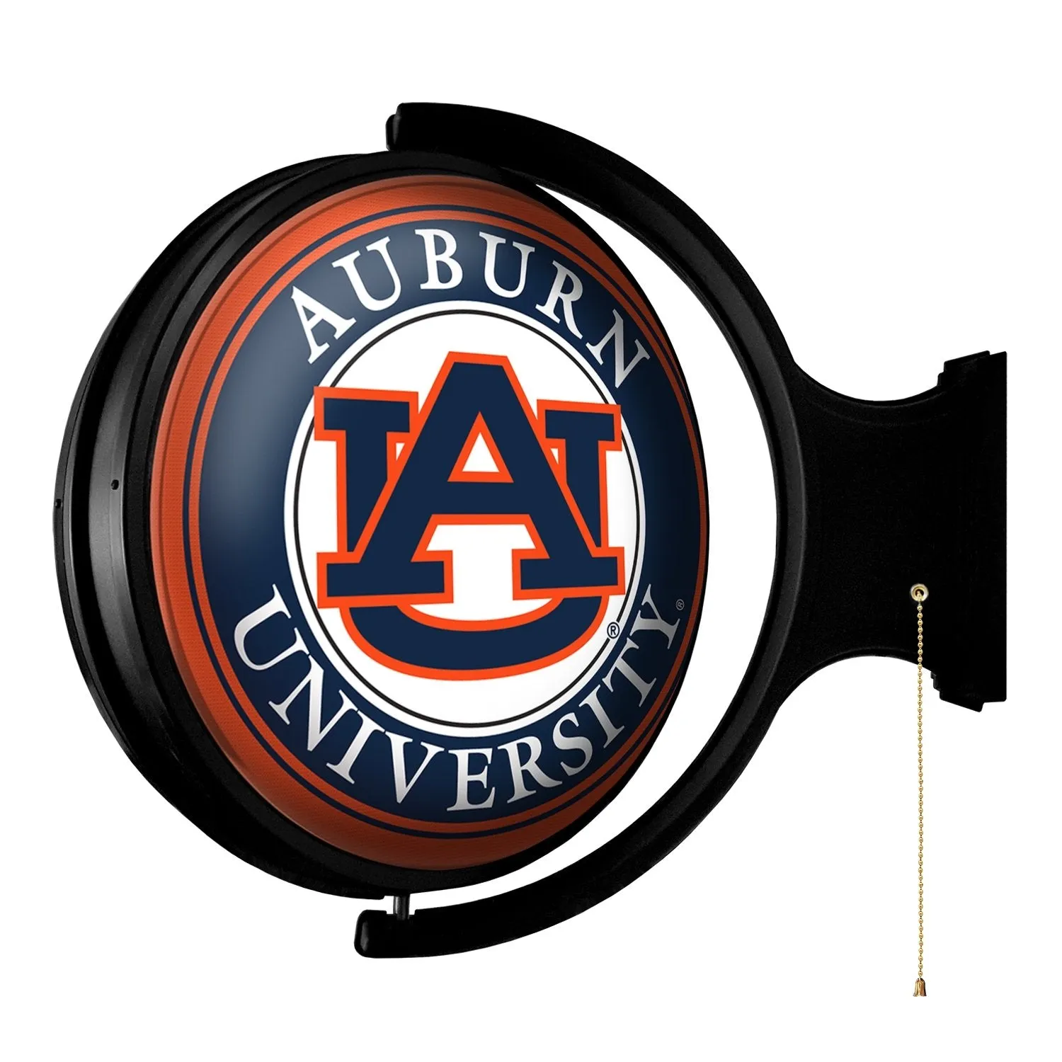 Auburn Tigers: Original Round Rotating Lighted Wall Sign
