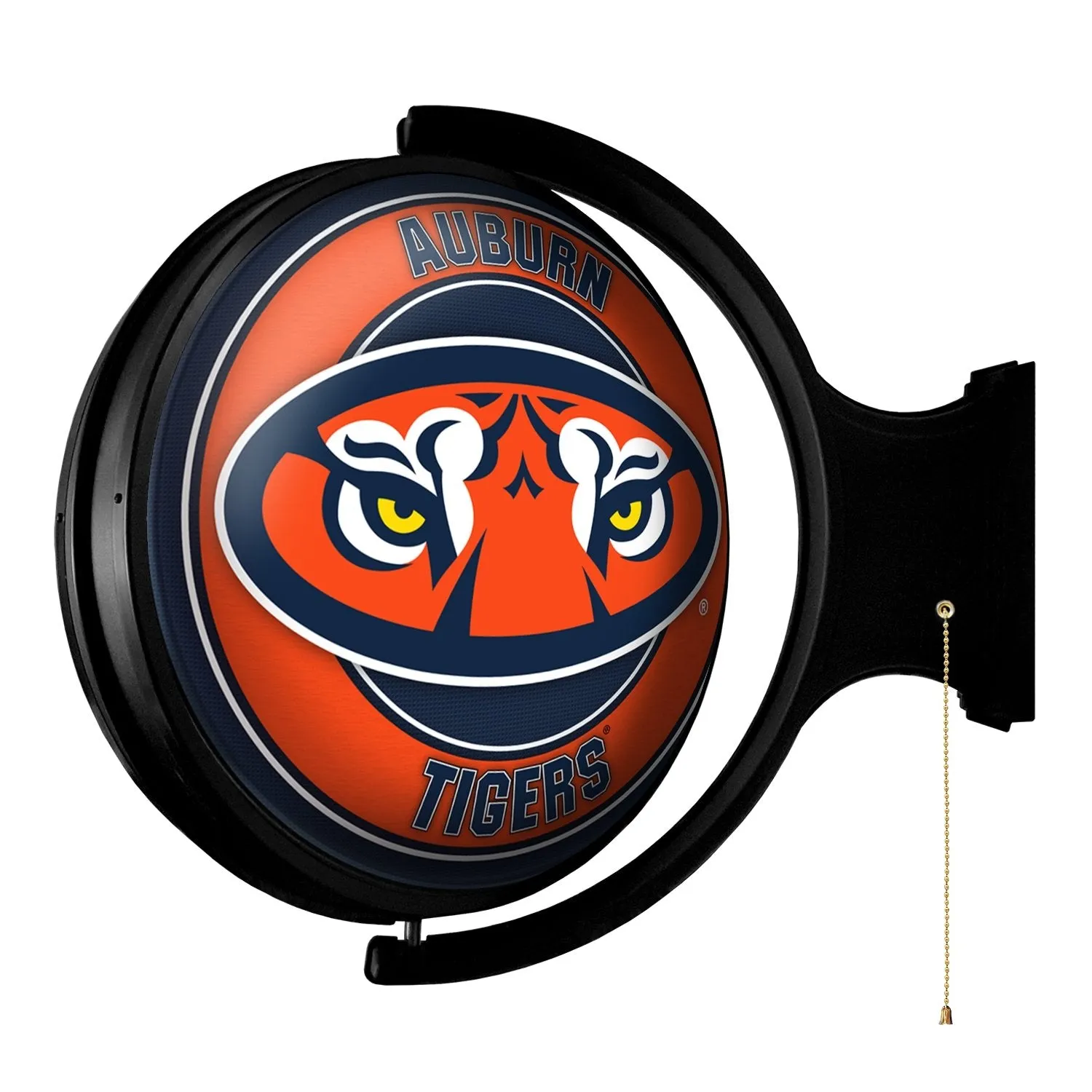 Auburn Tigers: Tiger Eyes - Original Round Rotating Lighted Wall Sign