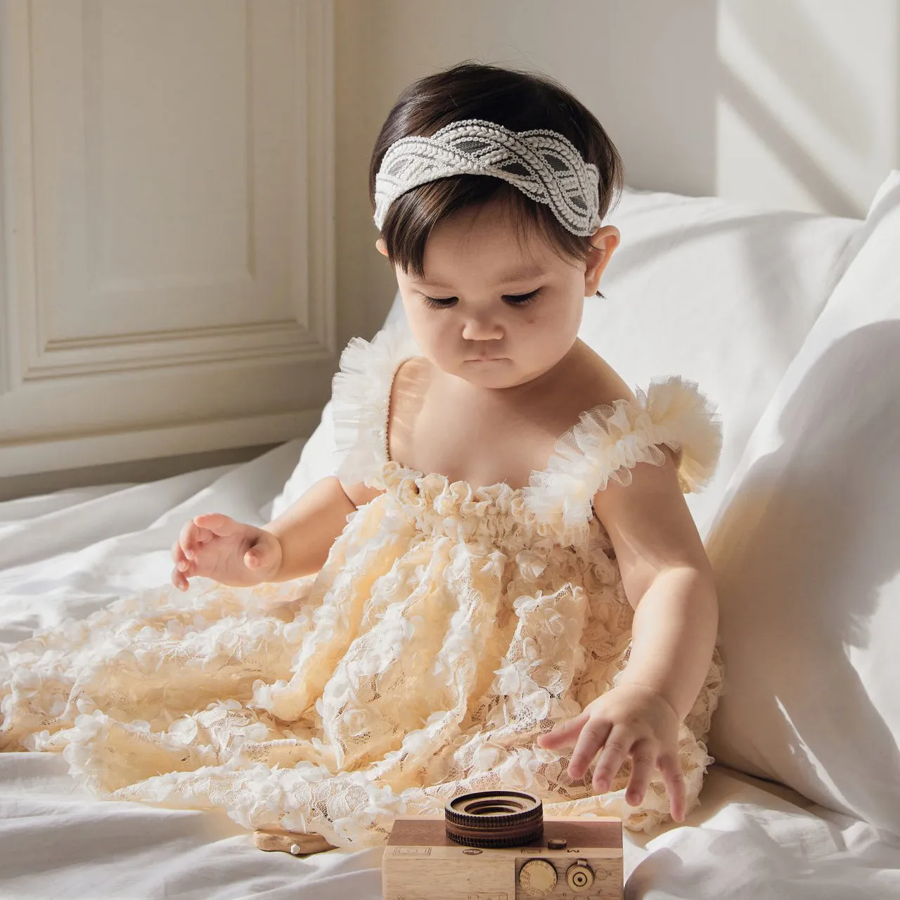 BABY 3D FLOWER DRESS