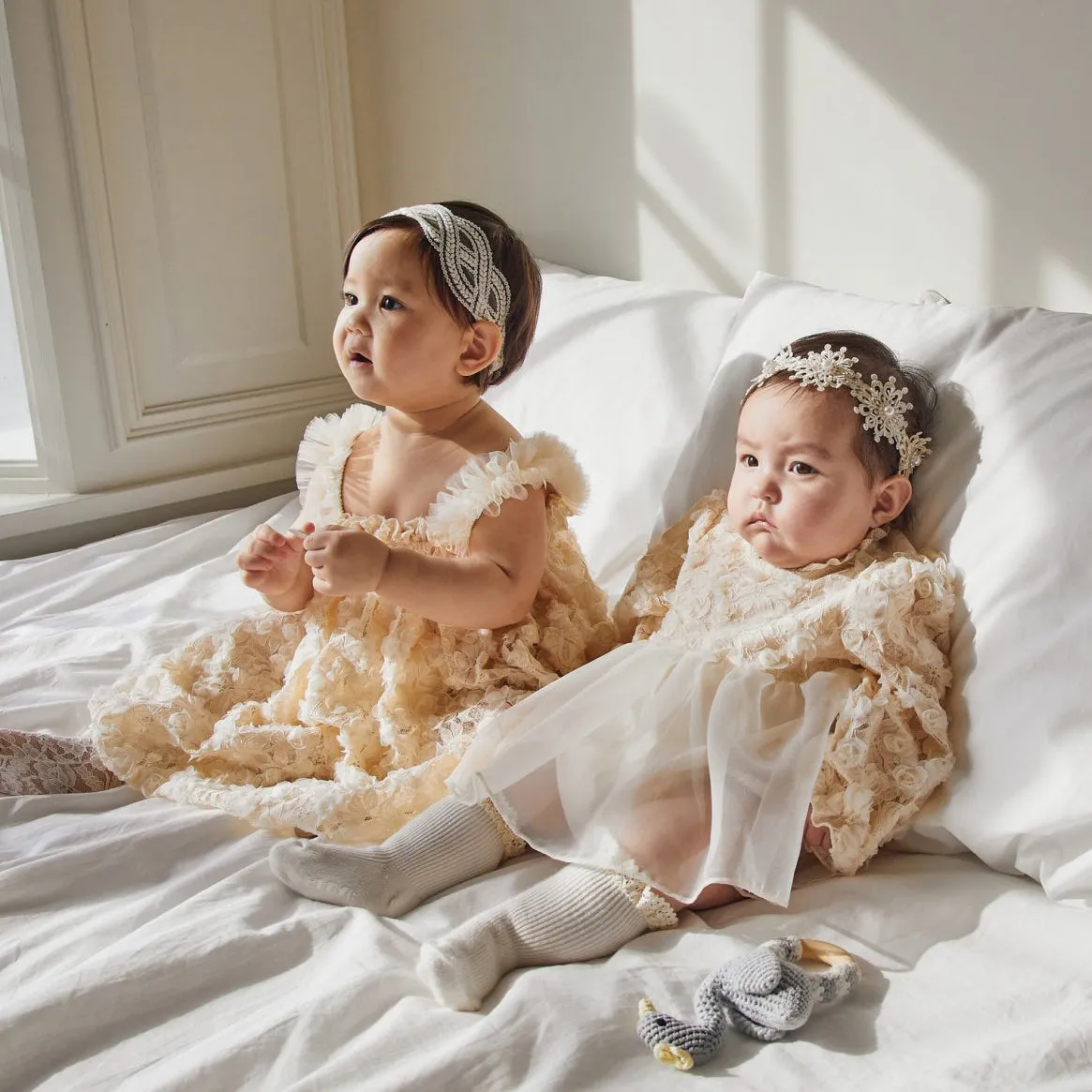 BABY 3D FLOWER DRESS