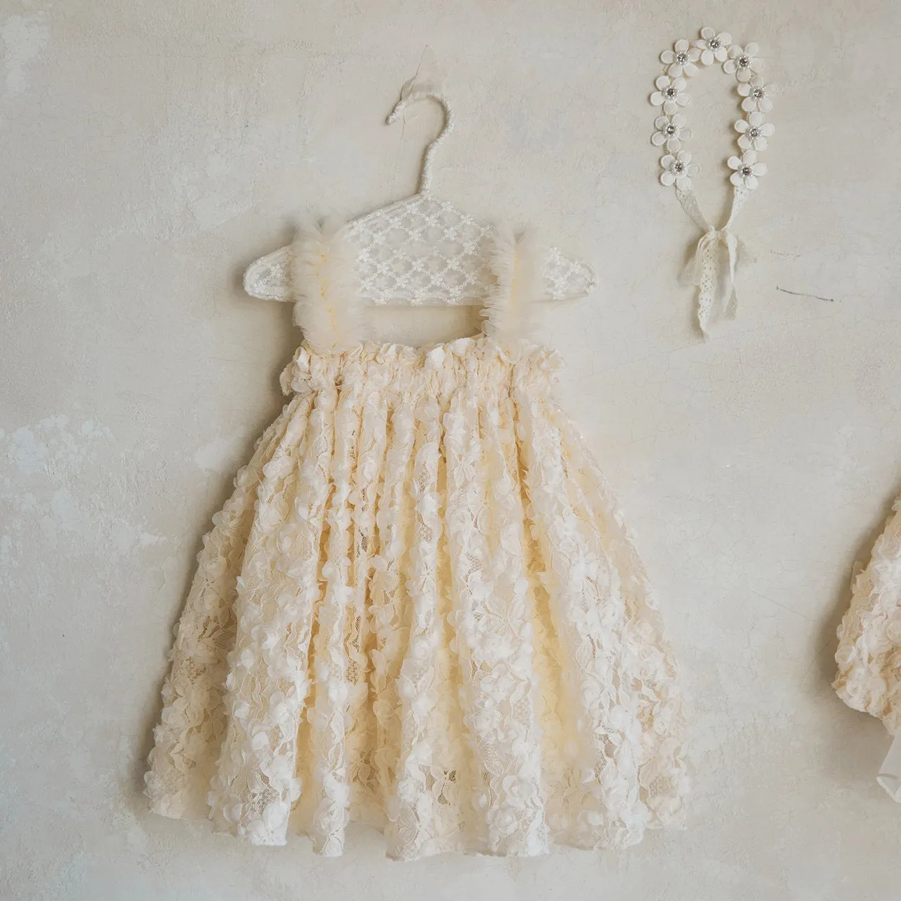 BABY 3D FLOWER DRESS