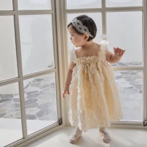 BABY 3D FLOWER DRESS