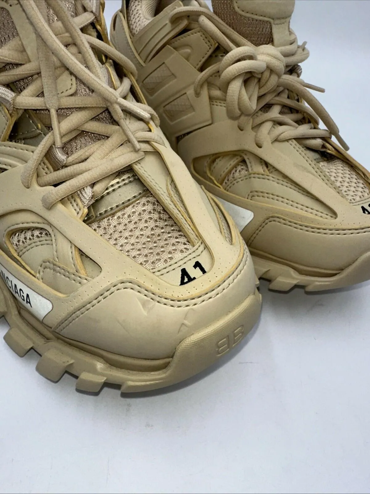 Balenciaga Track Men’s Nude Sneakers Size 41/US 8 - Very Good