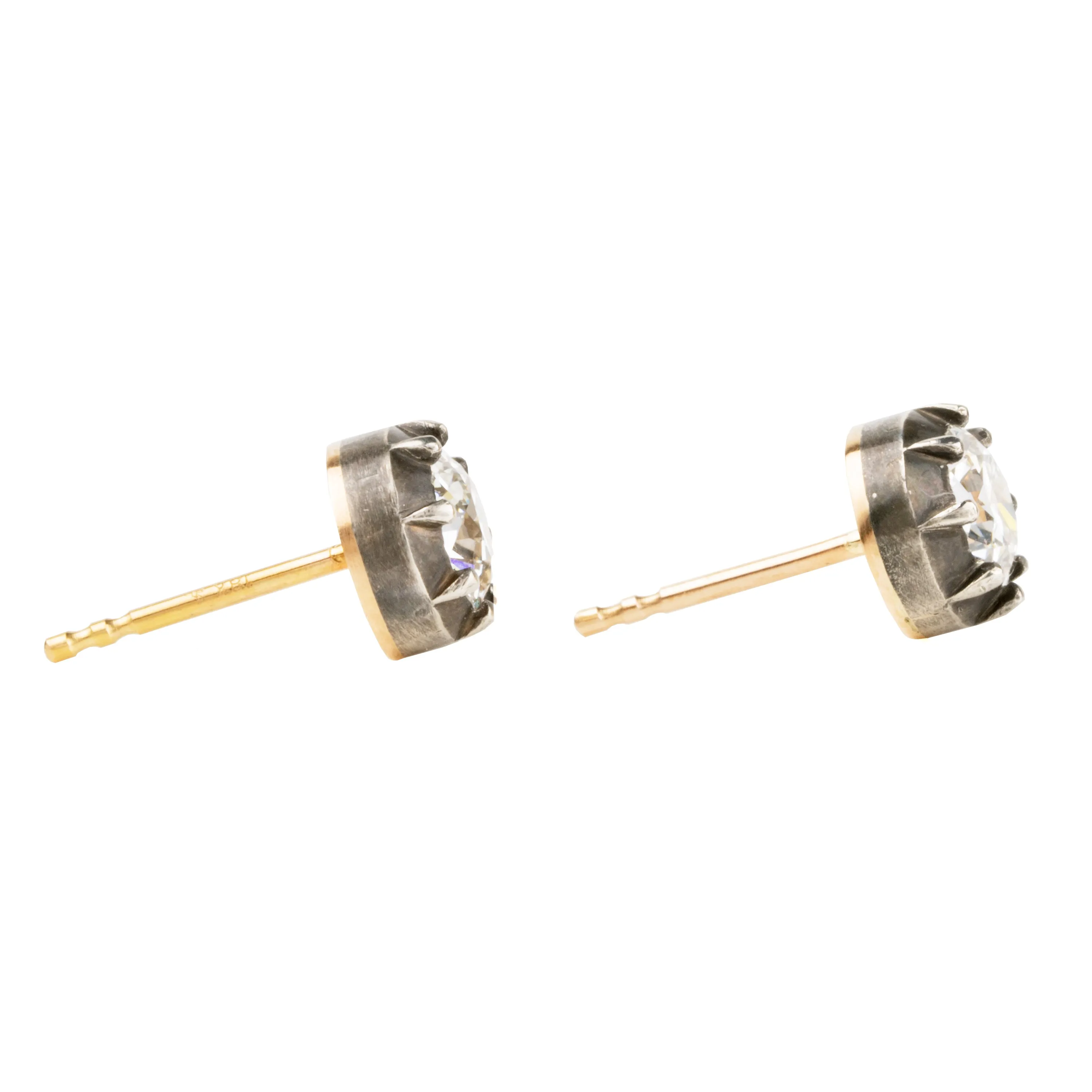 Bell & Bird Old European Cut Diamond Earrings