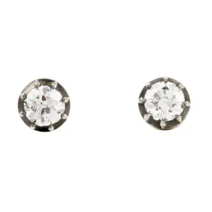 Bell & Bird Old European Cut Diamond Earrings