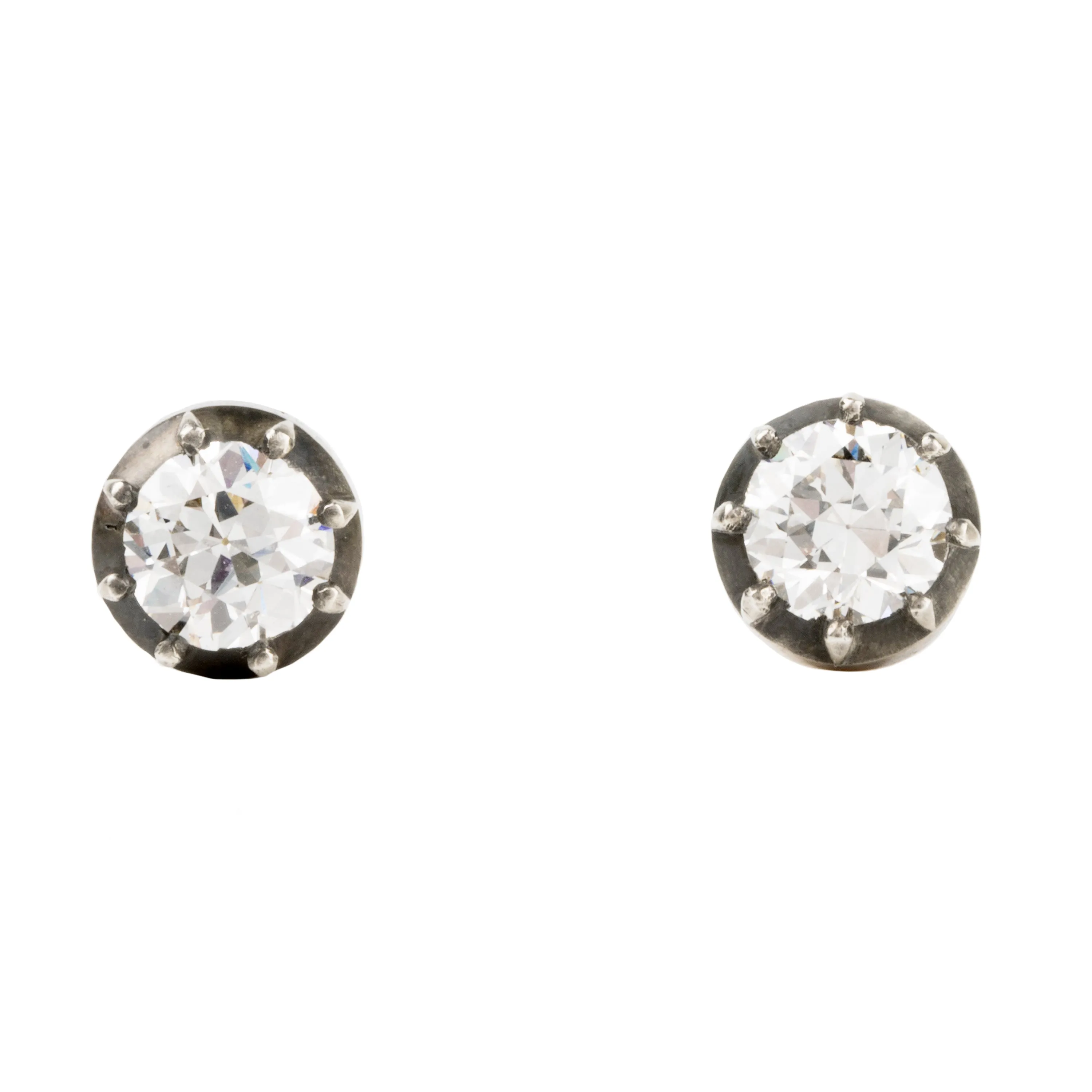 Bell & Bird Old European Cut Diamond Earrings