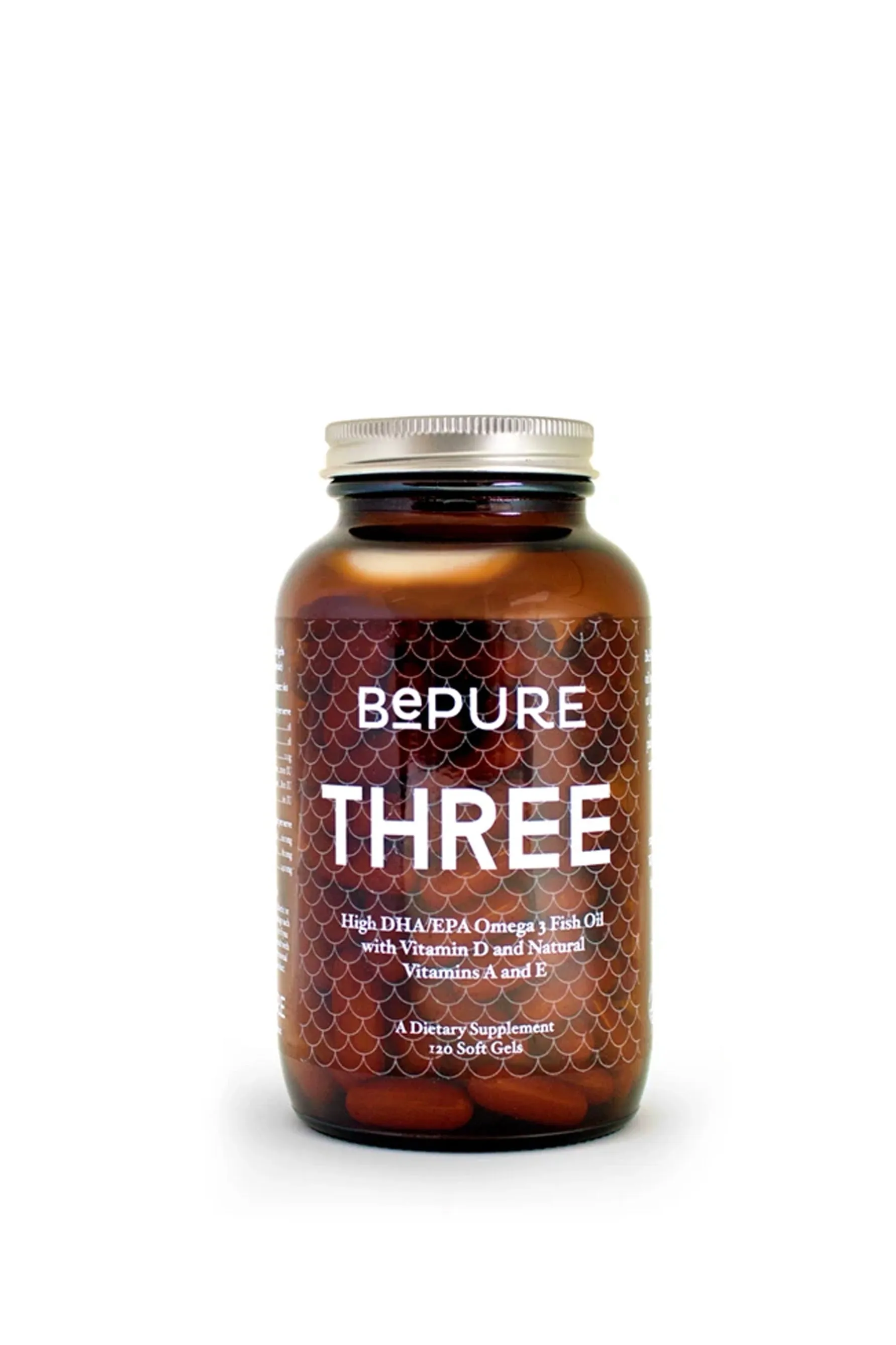 BePure Three - Omega 3 Fish Oil 120 Capsules