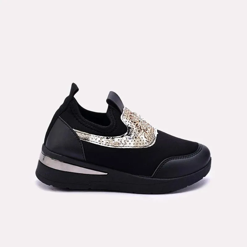 Black Baby Walking Shoes 0710566