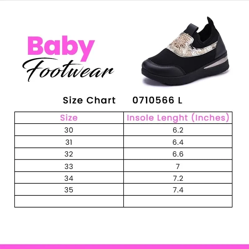 Black Baby Walking Shoes 0710566