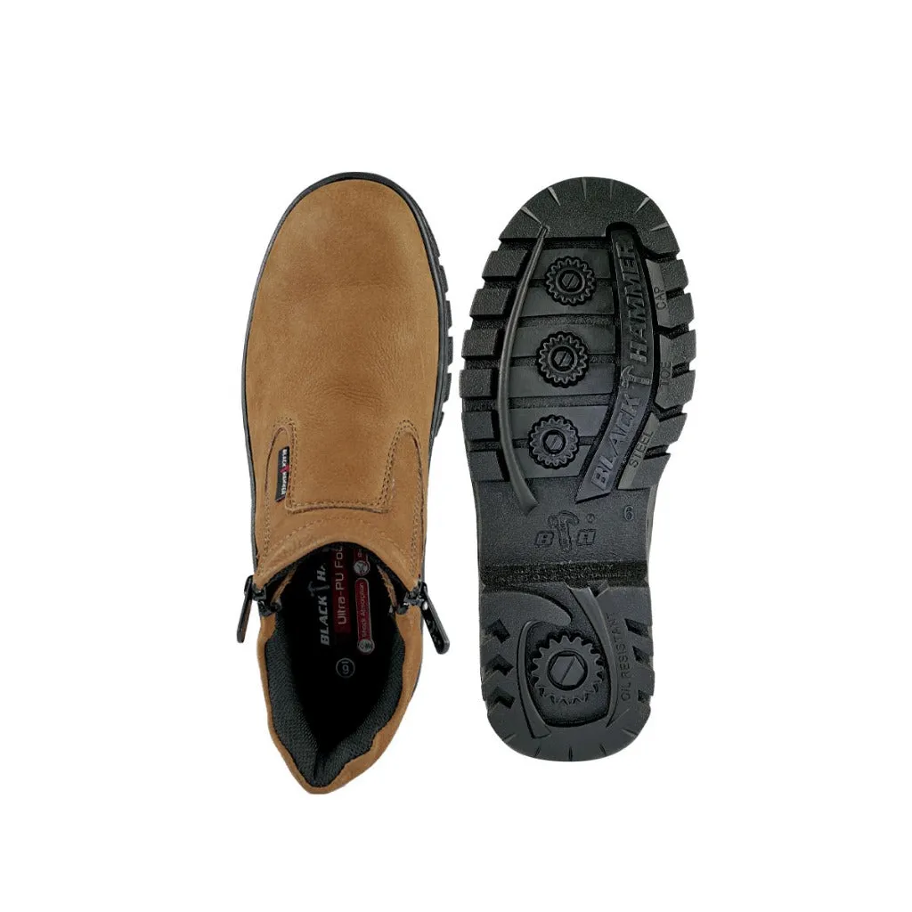 Black Hammer 2000 Series Mid Cut Safety Shoes BH2882 (SIRIM APPROVED)