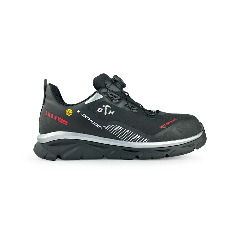 BLACK HAMMER Pro Series Men Low Cut Waterproof ESD Extralight Safety Shoe BHS-22003