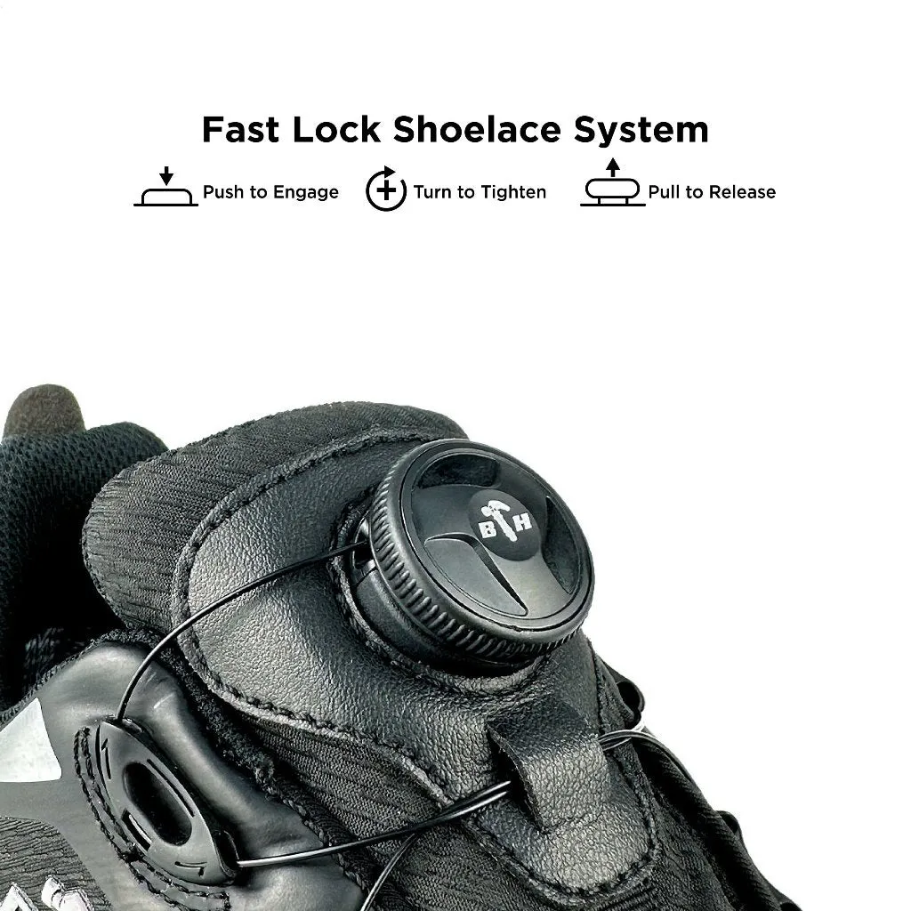 BLACK HAMMER Pro Series Men Low Cut Waterproof ESD Extralight Safety Shoe BHS-22003
