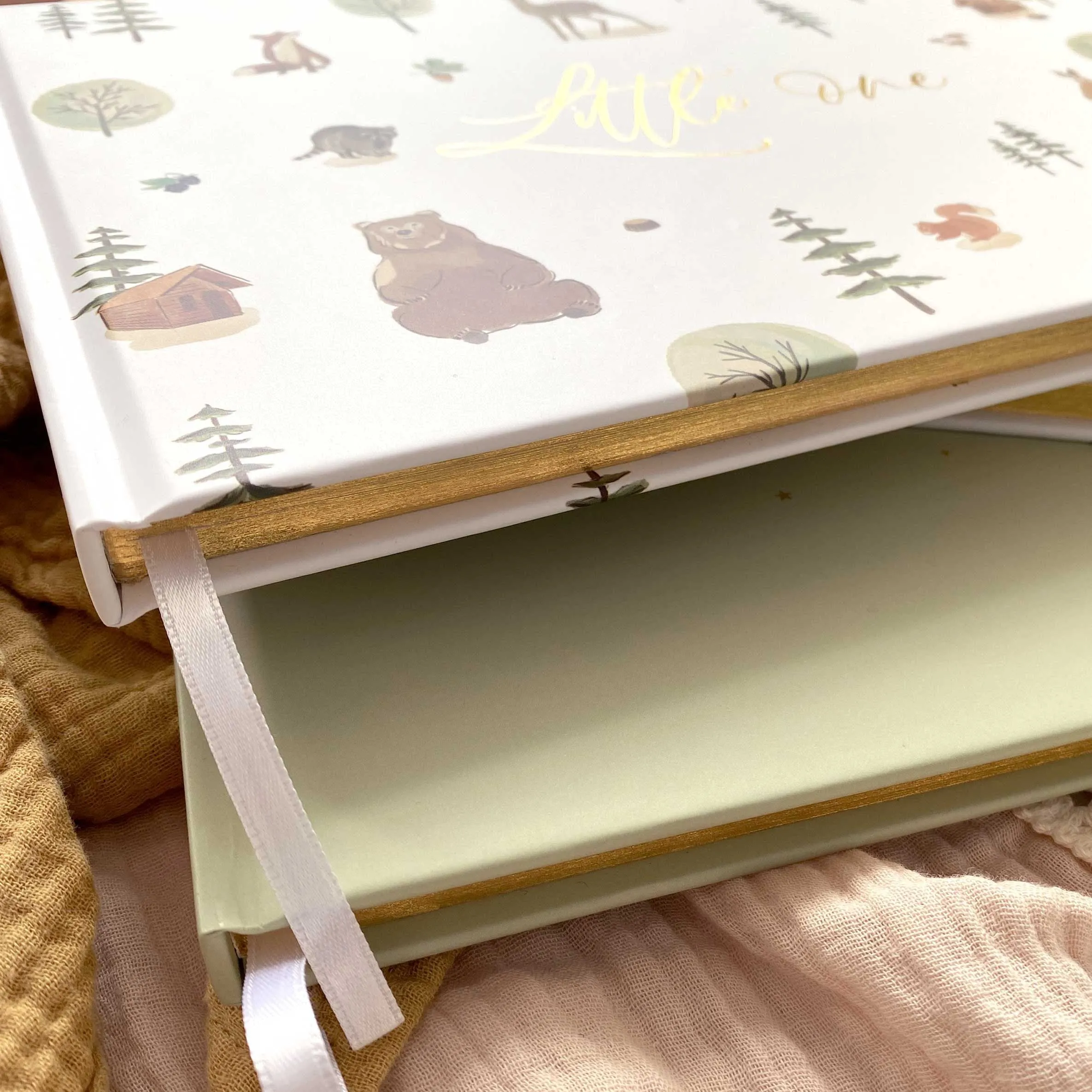 Blush and Gold Baby Journal